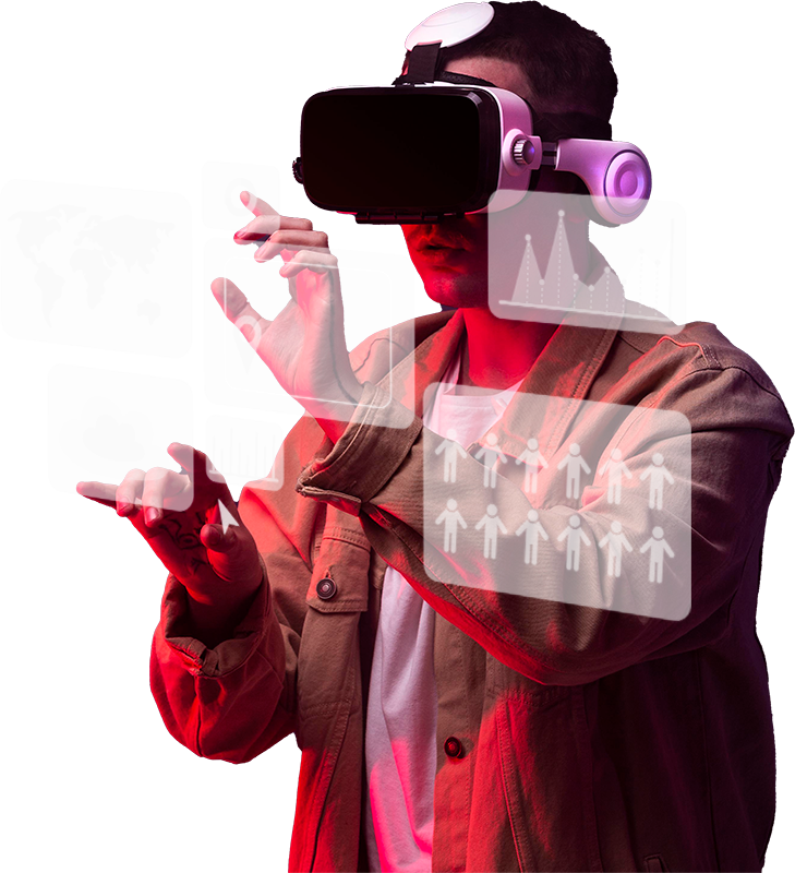 Homem Realidade virtual